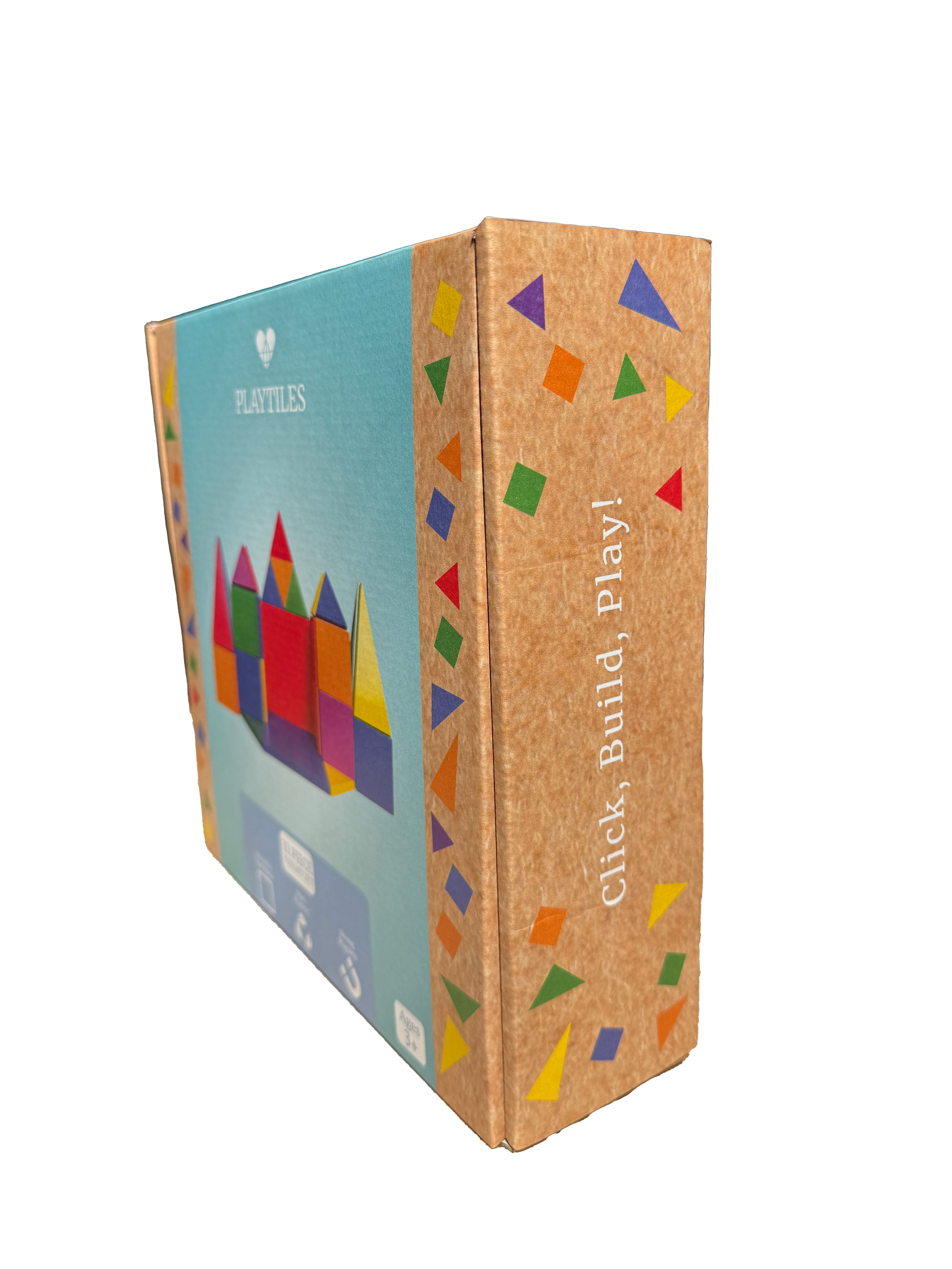 Magnetic Wooden Playtiles Set of 32 Pieces